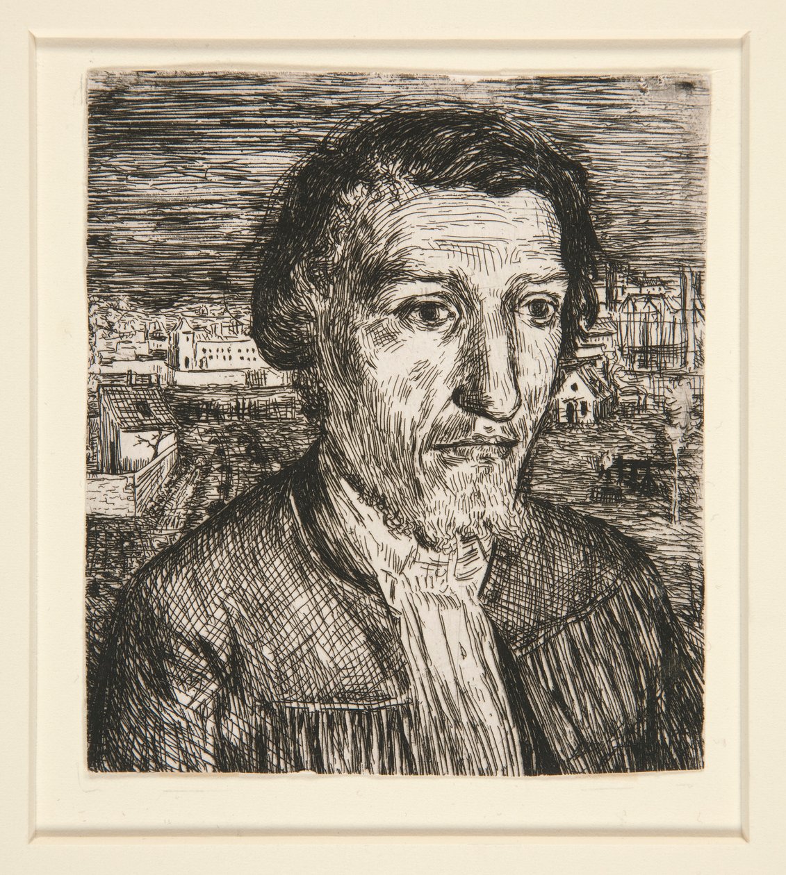 Tømrerhoved (Tømrermester af Alphonse Legros