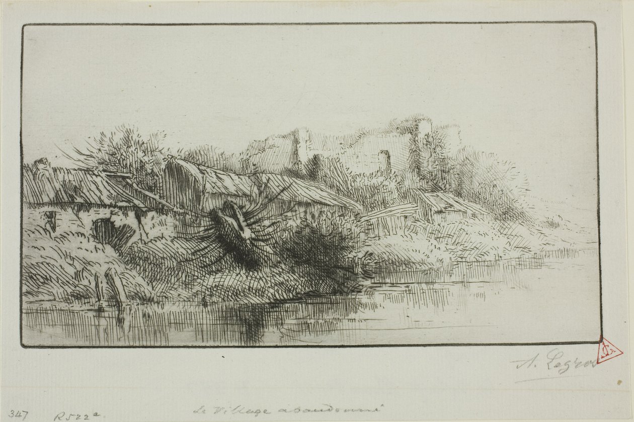 Den forladte landsby af Alphonse Legros