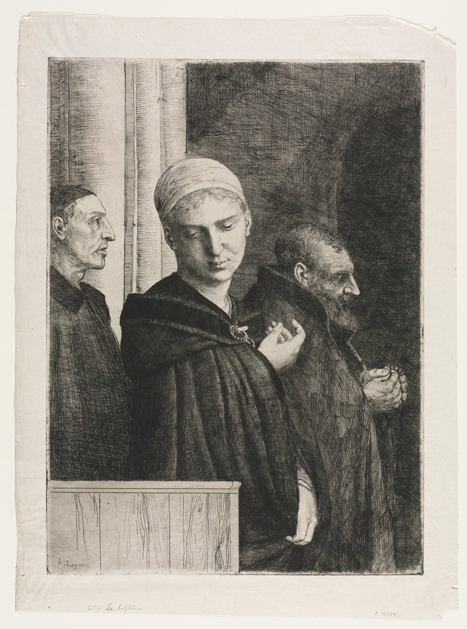 Dåben. af Alphonse Legros