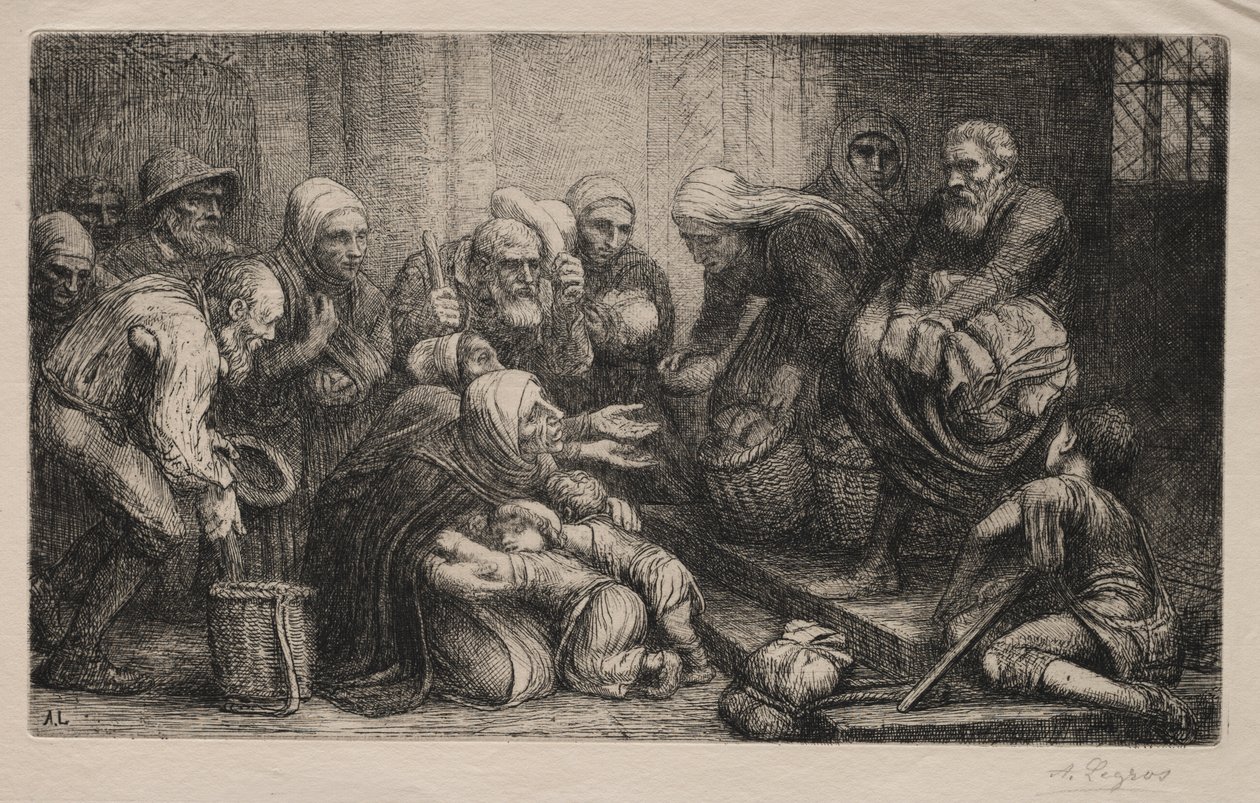 Tiggerne i Brugge af Alphonse Legros