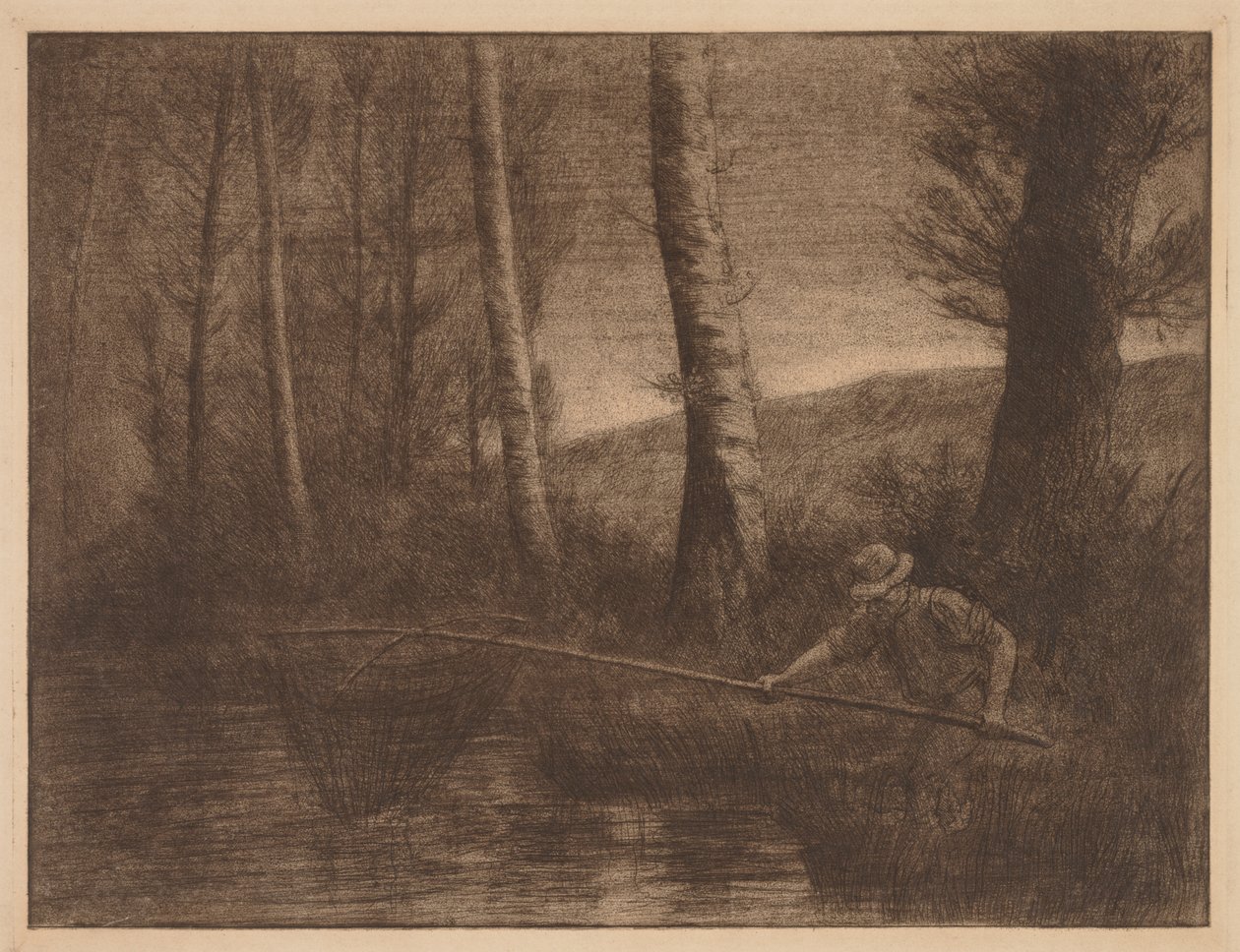 Fisken i bøjlenet af Alphonse Legros