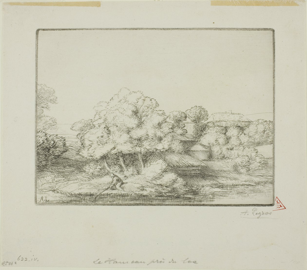 Hamlet ved søen af Alphonse Legros