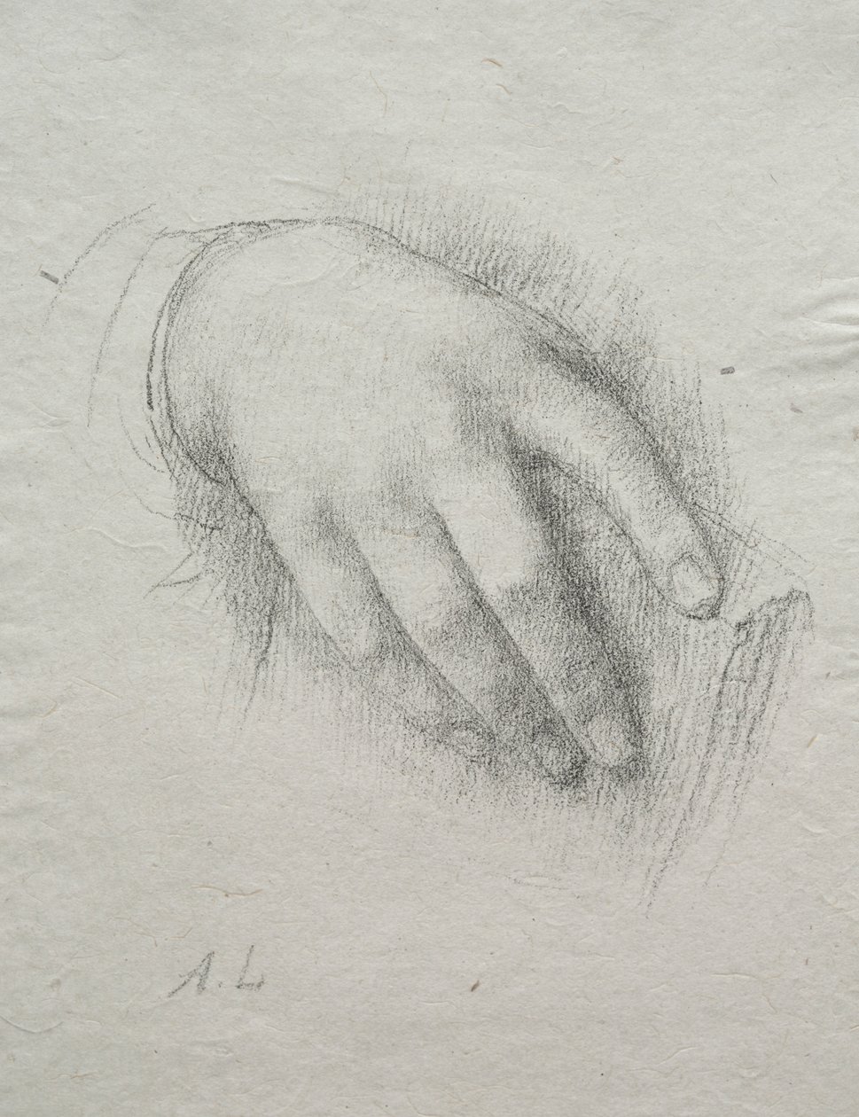 Nora E. Legros hånd af Alphonse Legros
