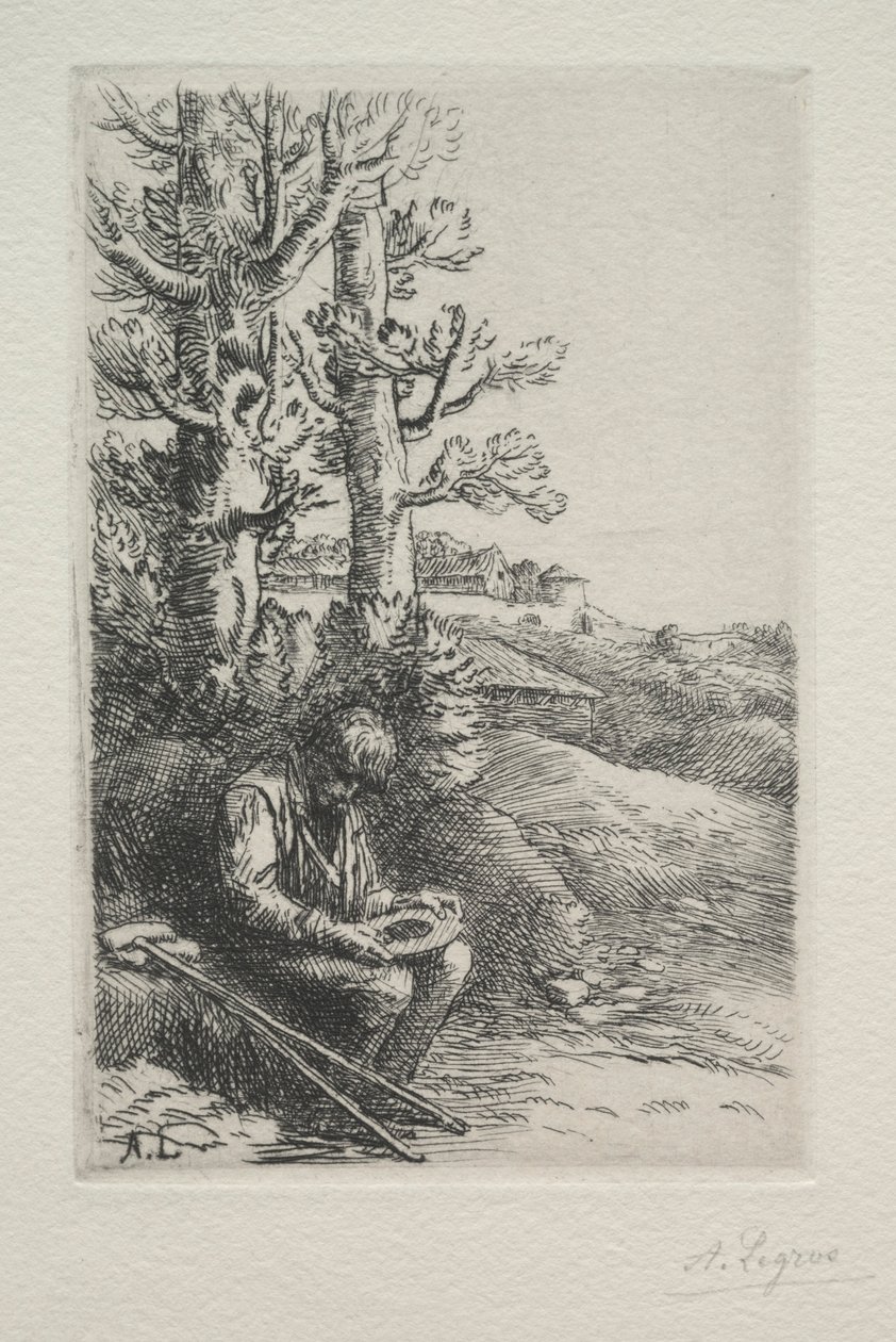 Den lille tigger. af Alphonse Legros