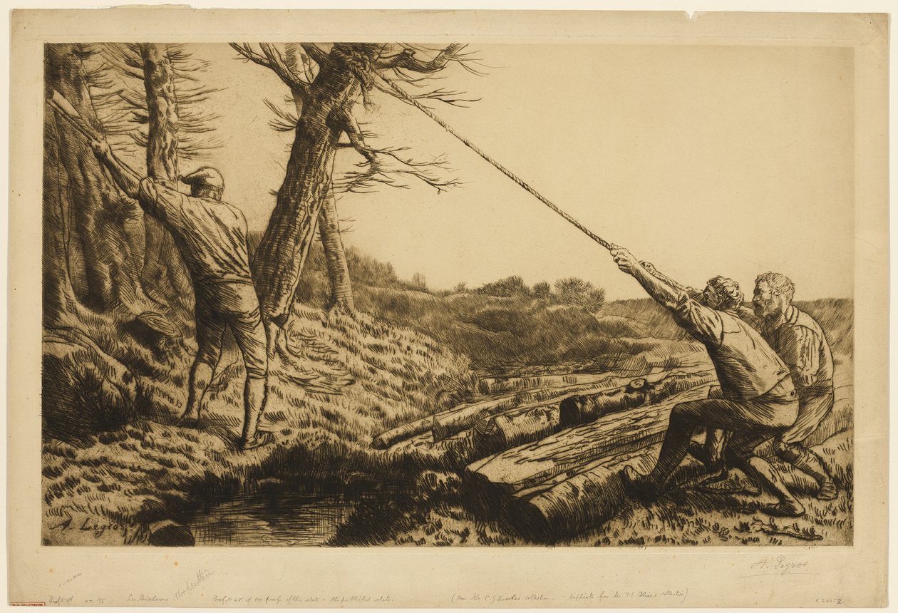 The LumberJacks, anden plade af Alphonse Legros