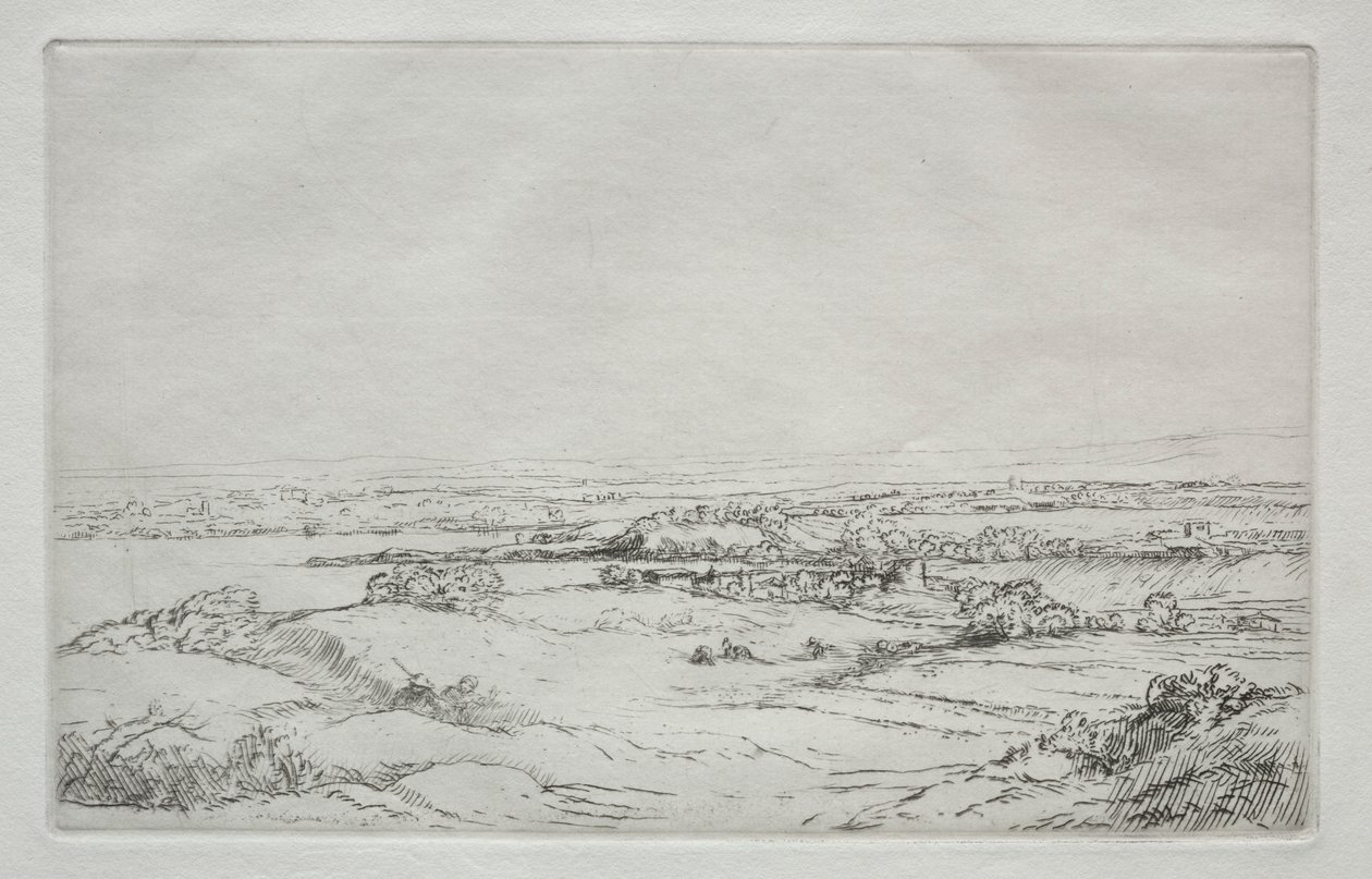 Engen nær søen af Alphonse Legros