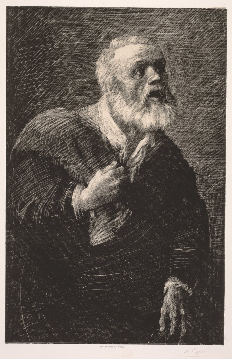 Natskrigeren af Alphonse Legros