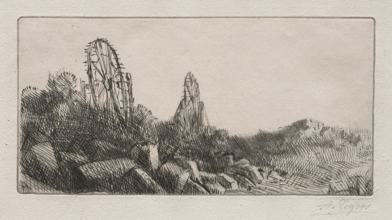 De gamle stenbrud i Montrouge af Alphonse Legros