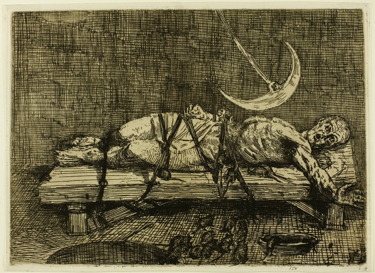 Gruben og Pendulet, anden Plade af Alphonse Legros
