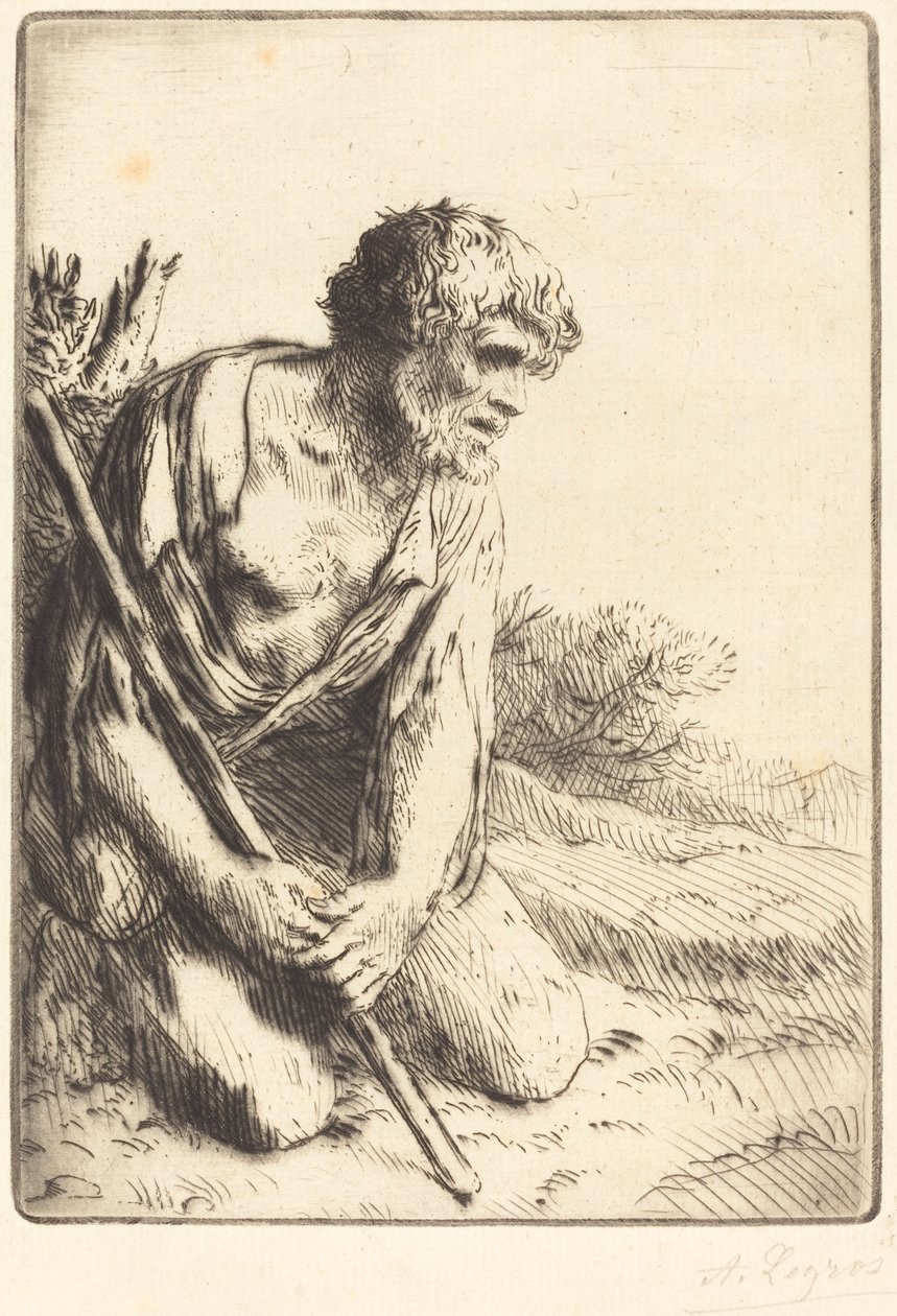 Den fortabte søn, 3. plade af Alphonse Legros