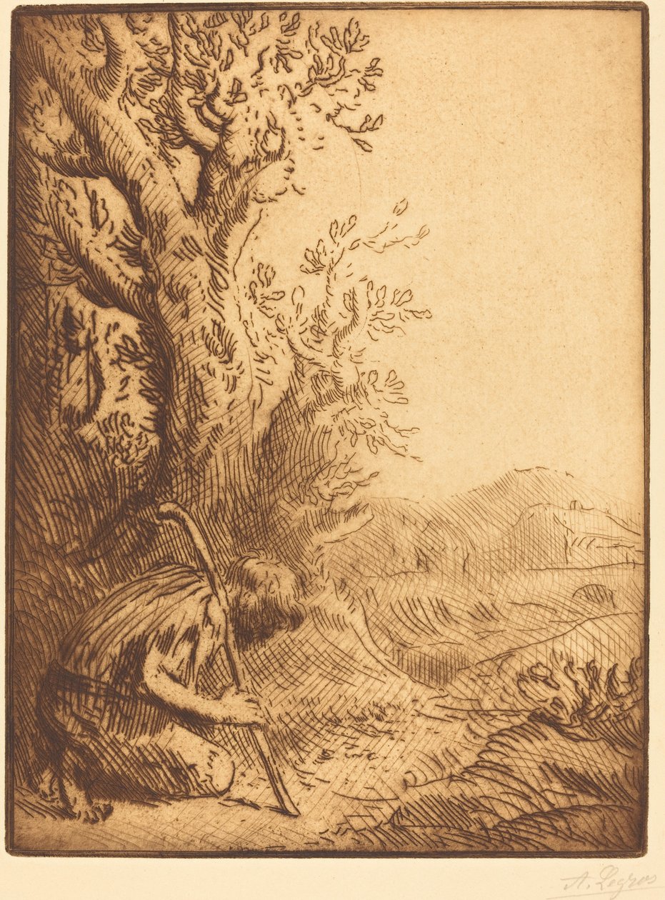 Den fortabte søn, 4. plade af Alphonse Legros