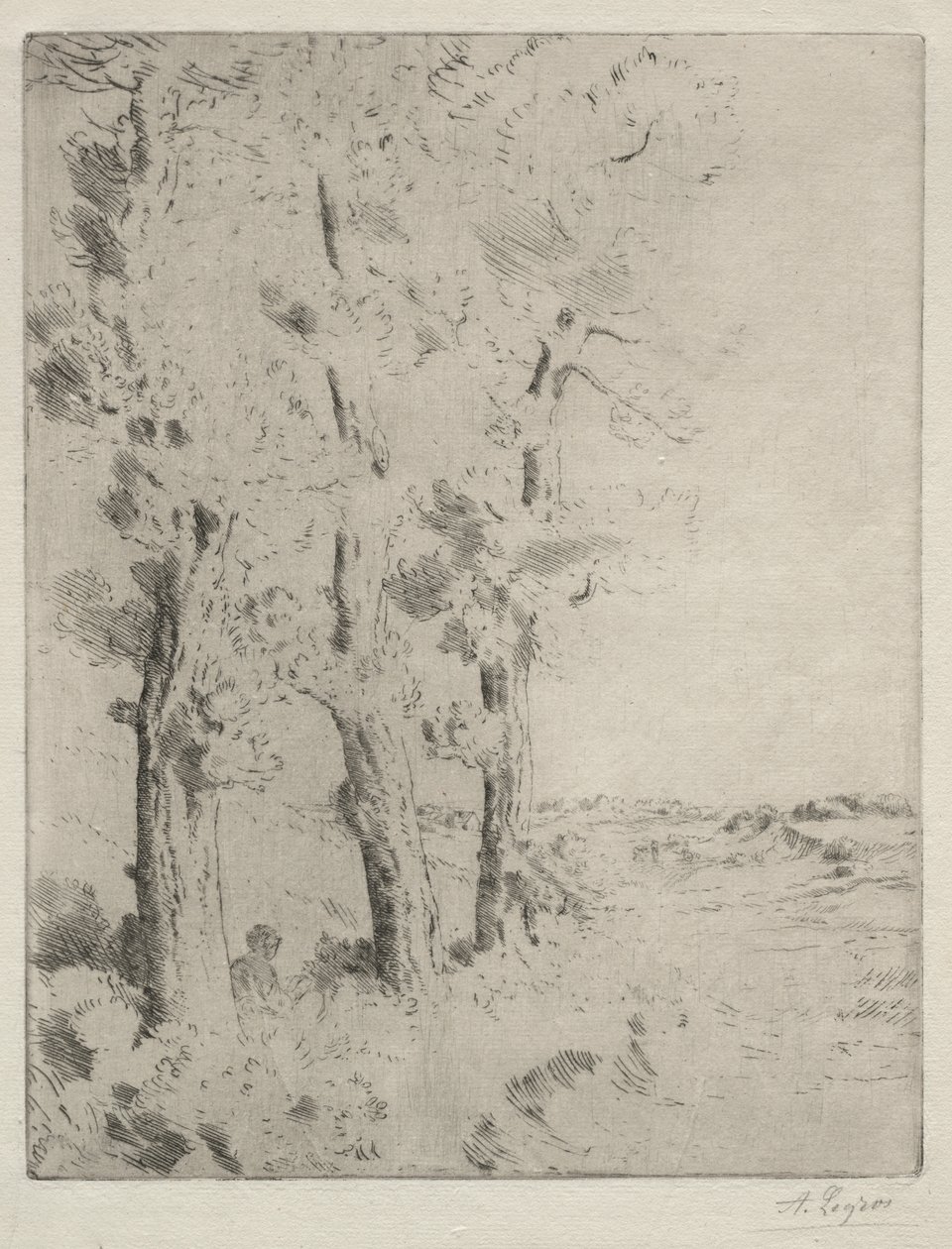 Læseren: Foredraget under træerne af Alphonse Legros