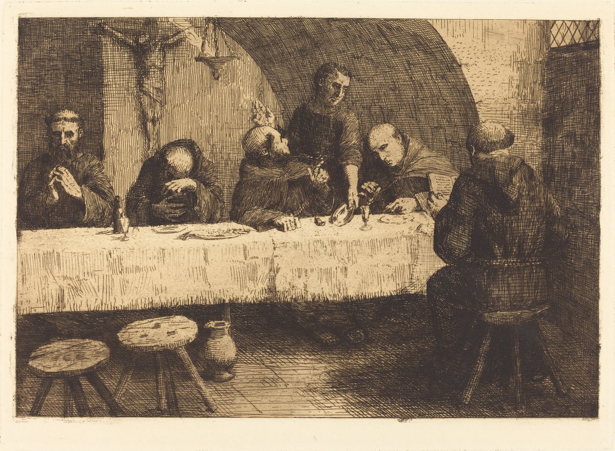 Refektoriet (Le refectoire) af Alphonse Legros