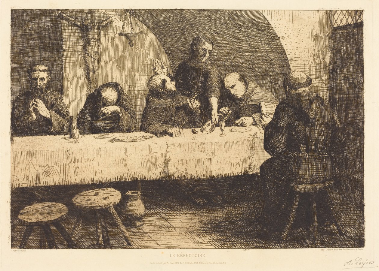 Spisesalen (Le refectoire) af Alphonse Legros