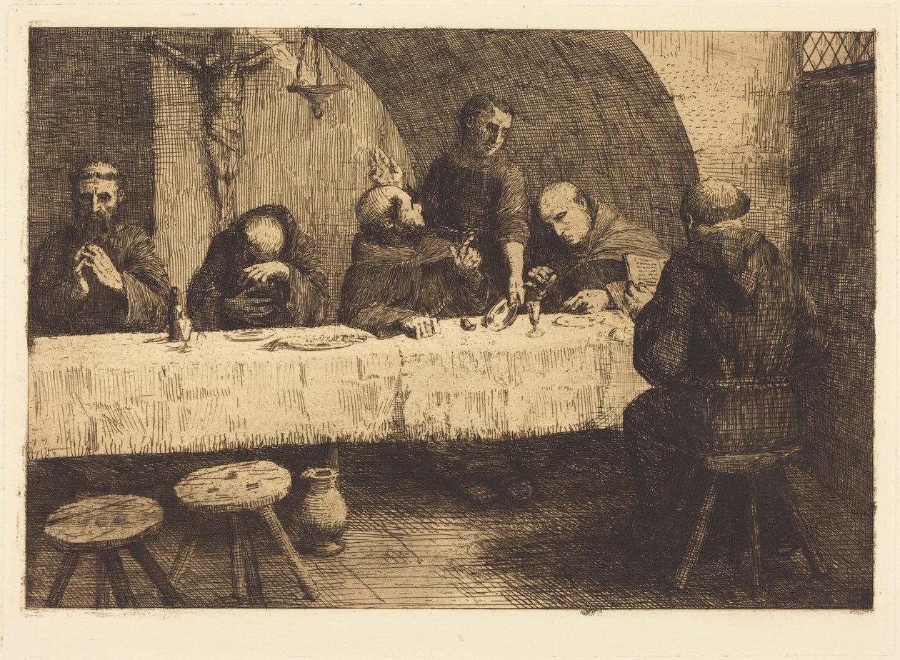 Spisesalen (Le refectoire) af Alphonse Legros