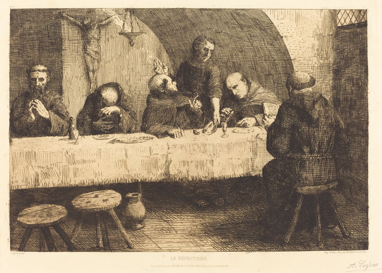 Refektoriet Le Refectoire. af Alphonse Legros