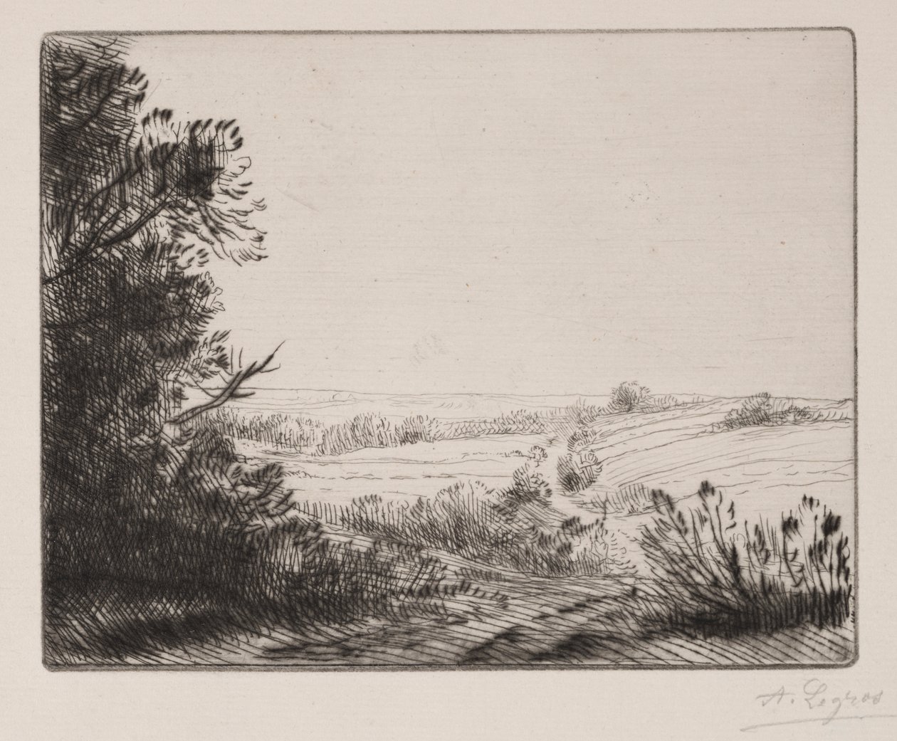 Vejen til Horville af Alphonse Legros