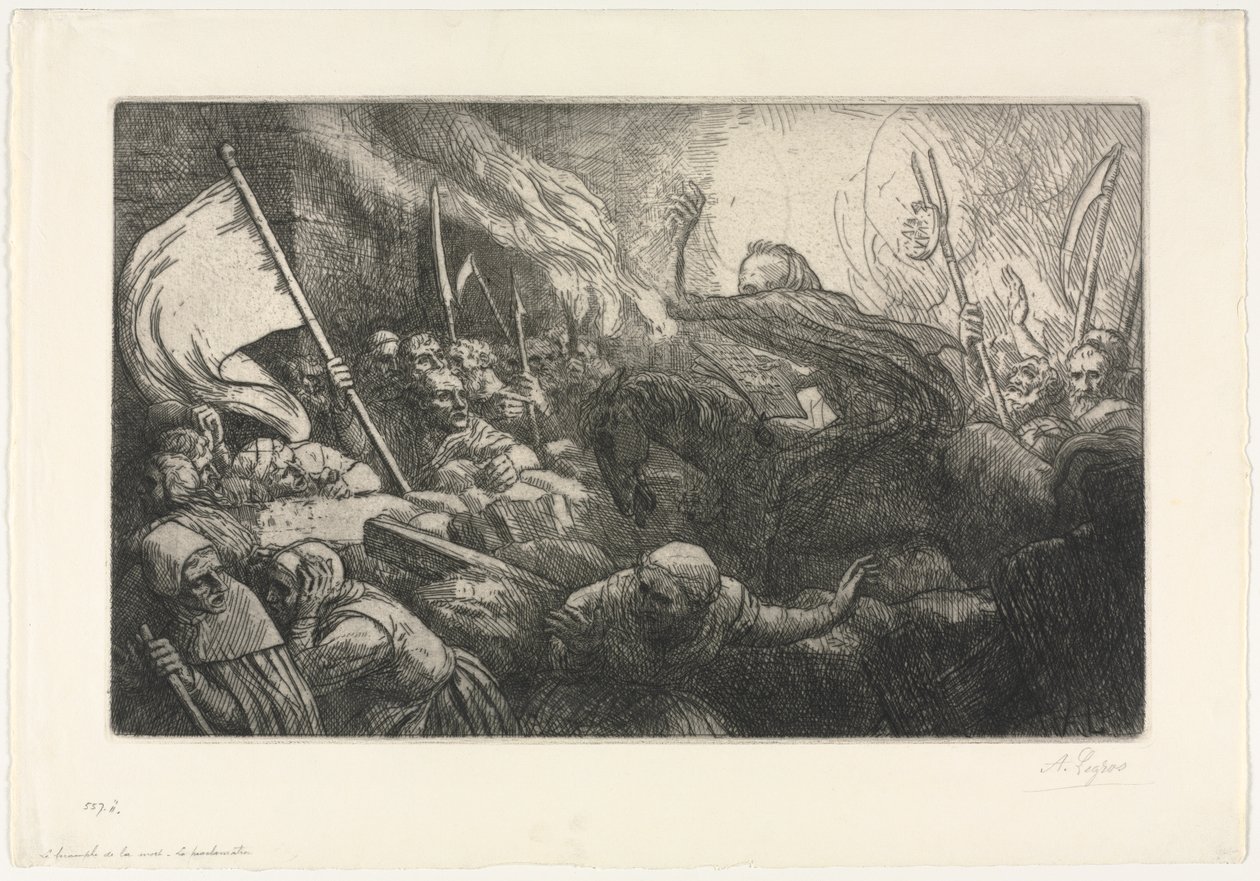Dødens triumf: proklamationen af Alphonse Legros