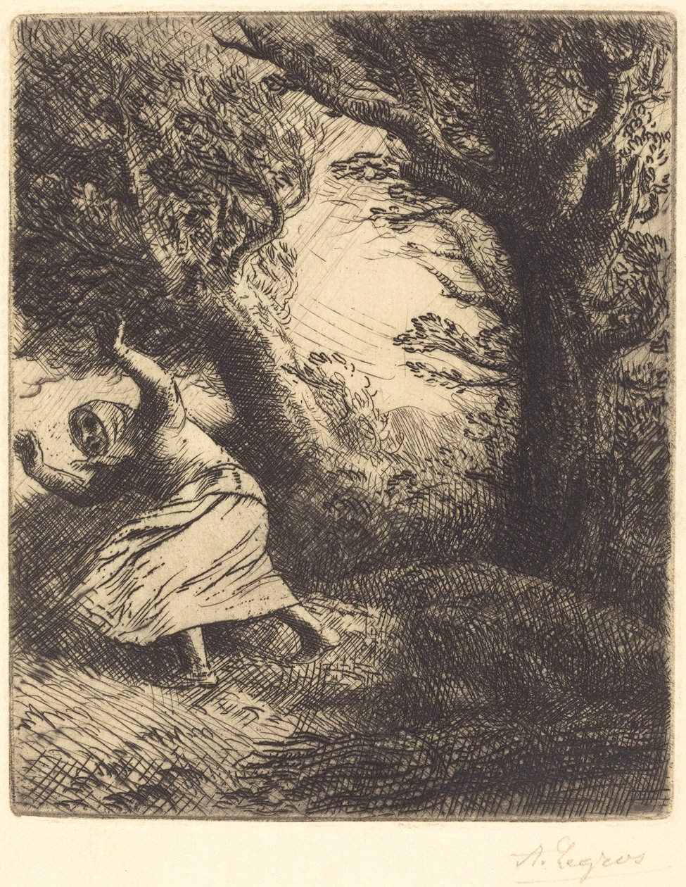 Torden (en torden) af Alphonse Legros