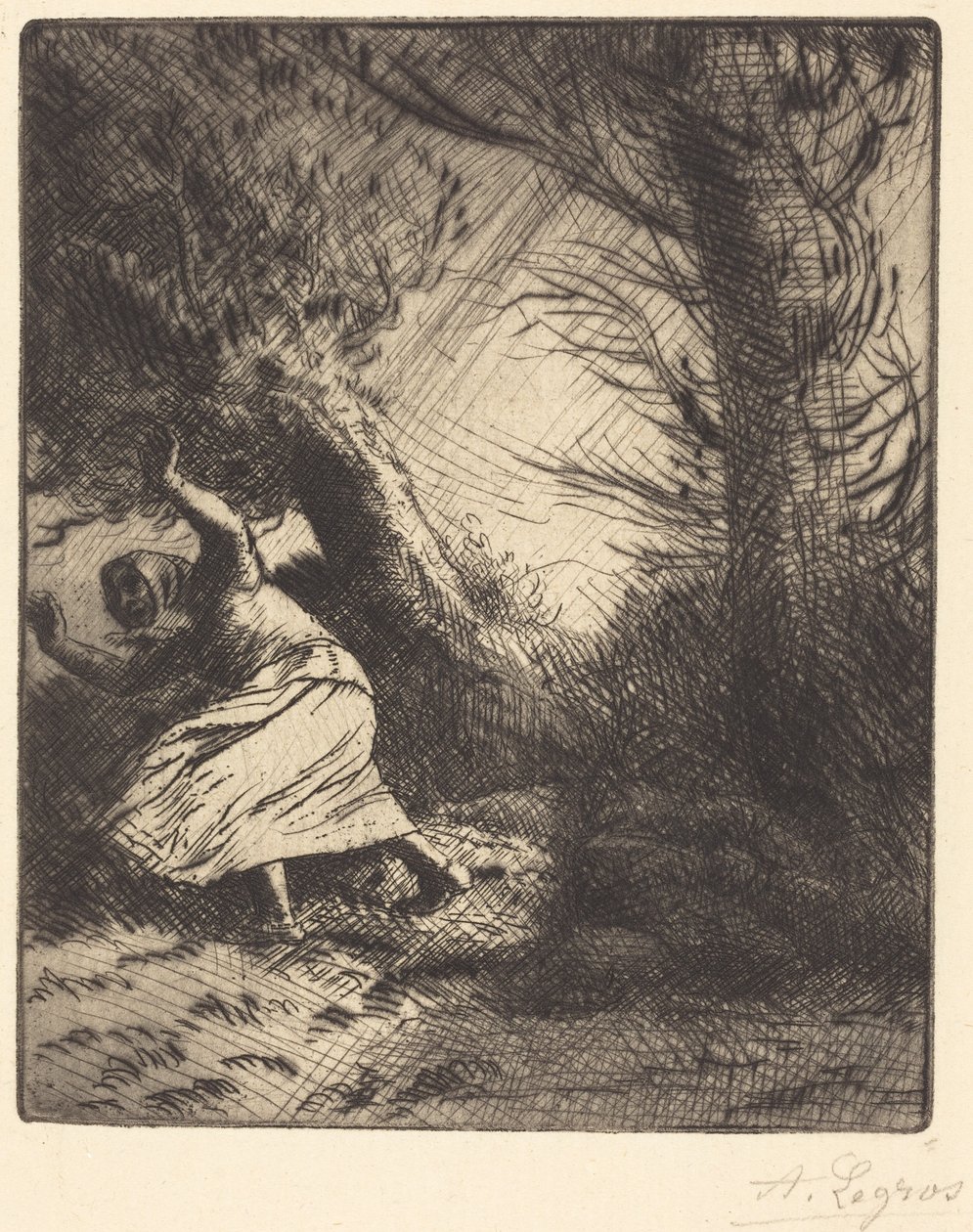 Thunder (Kærlighed ved første blik) af Alphonse Legros