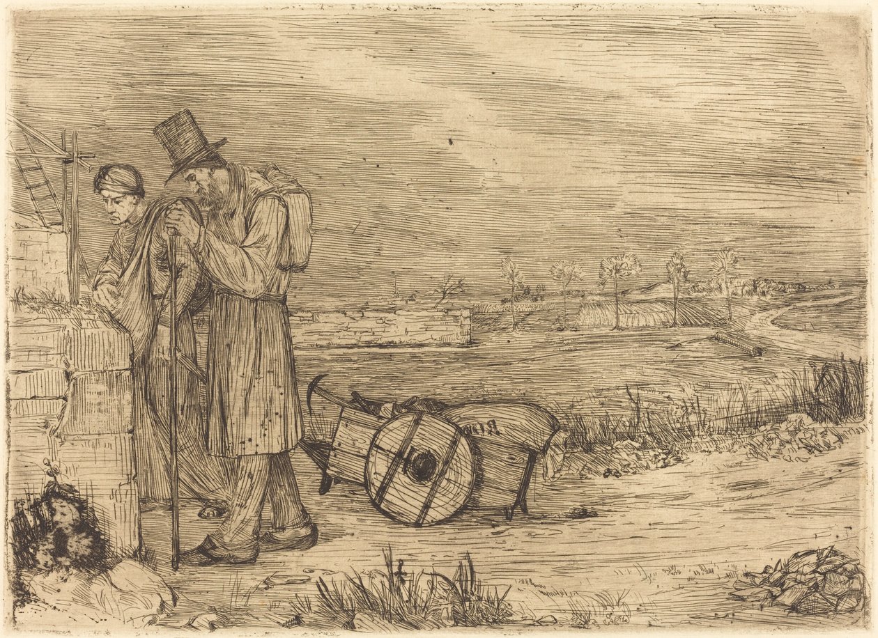 Vagabonds af Montrouge af Alphonse Legros