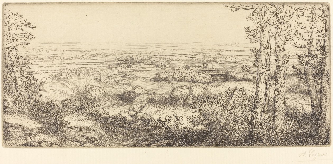 Dal i Bourgogne af Alphonse Legros