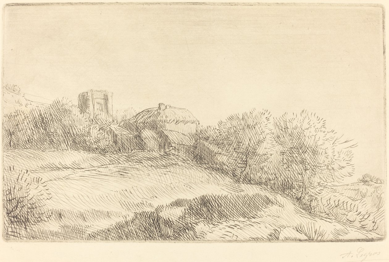 Landsby A landsby. af Alphonse Legros