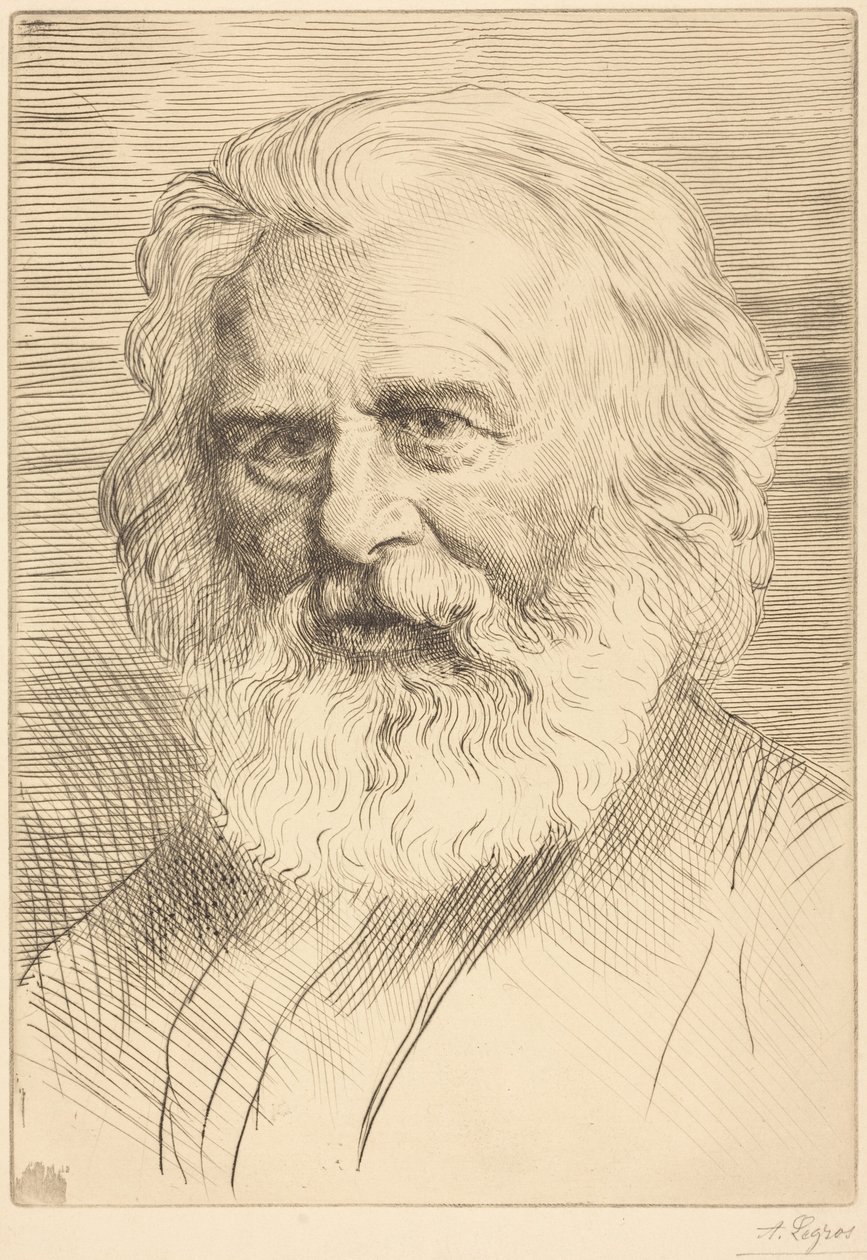 W.H. Longfellow, 1. plade af Alphonse Legros