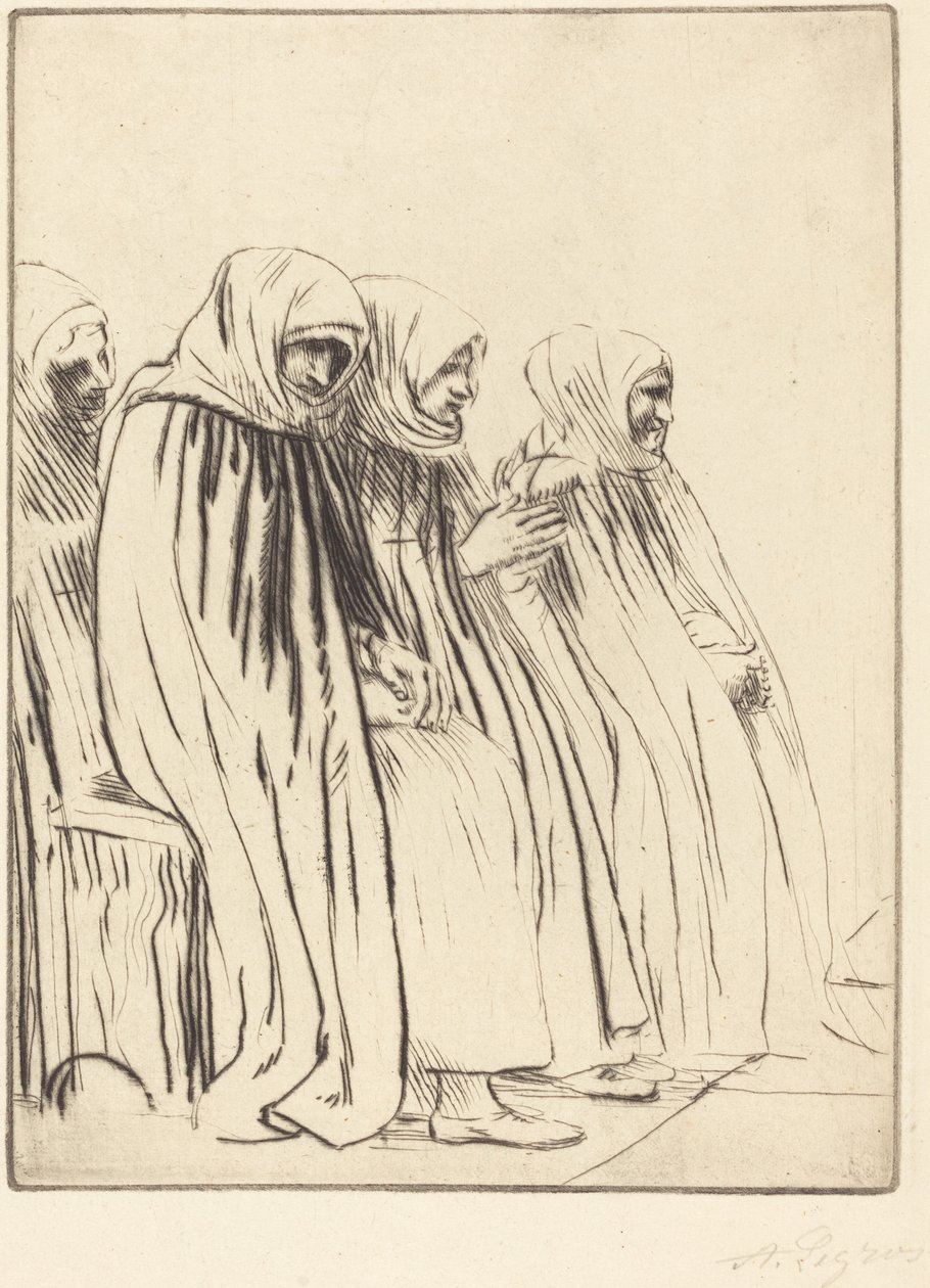 Kvinder i Bruxelles Kvinder i Brugge. af Alphonse Legros