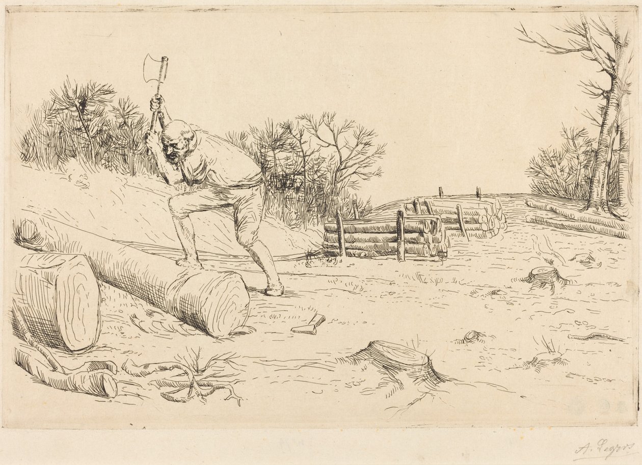 Skovhuggeren af Alphonse Legros