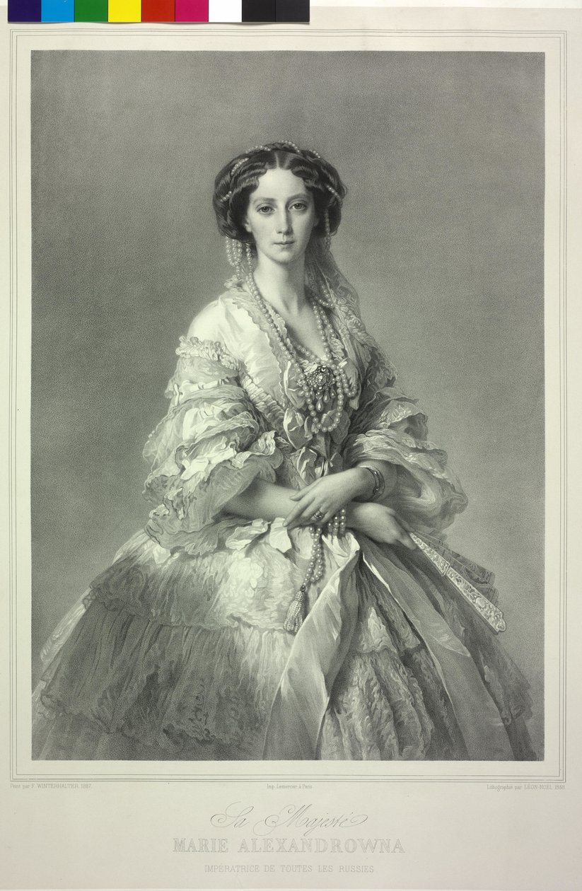 Prinsesse af Hessen-Darmstadt Marie af Alphonse Leon Noel