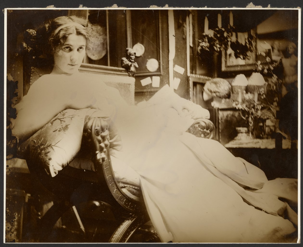 [Studier for det tyske teater, New York City]. af Alphonse Maria Mucha