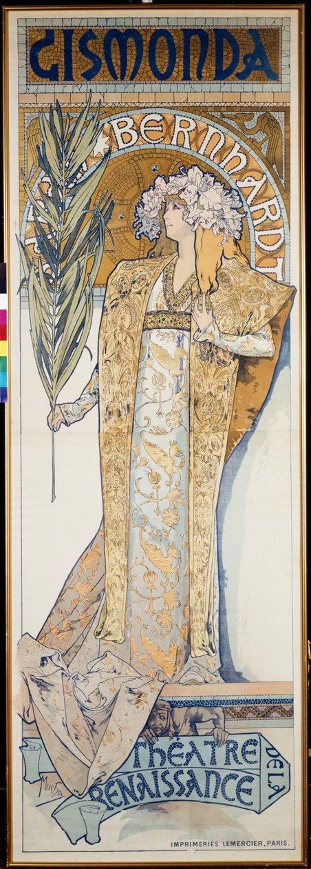 Gismonda, Renæssancens Teater, 1894 af Alphonse Mucha