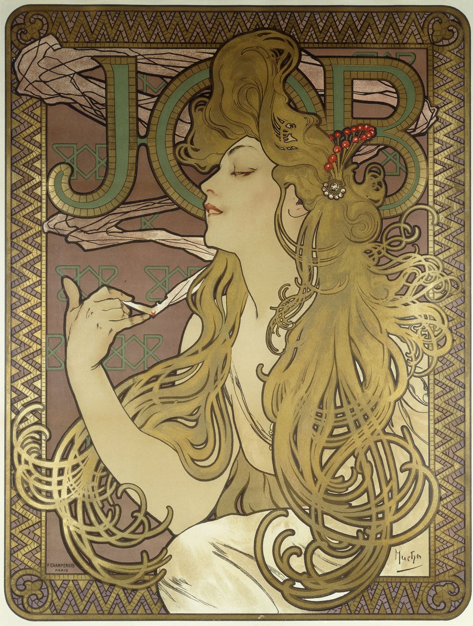 Job, 1896 af Alphonse Mucha