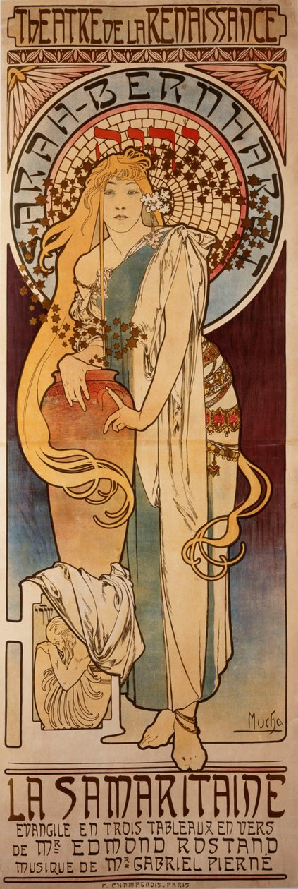 Samaritaneren, 1897 af Alphonse Mucha