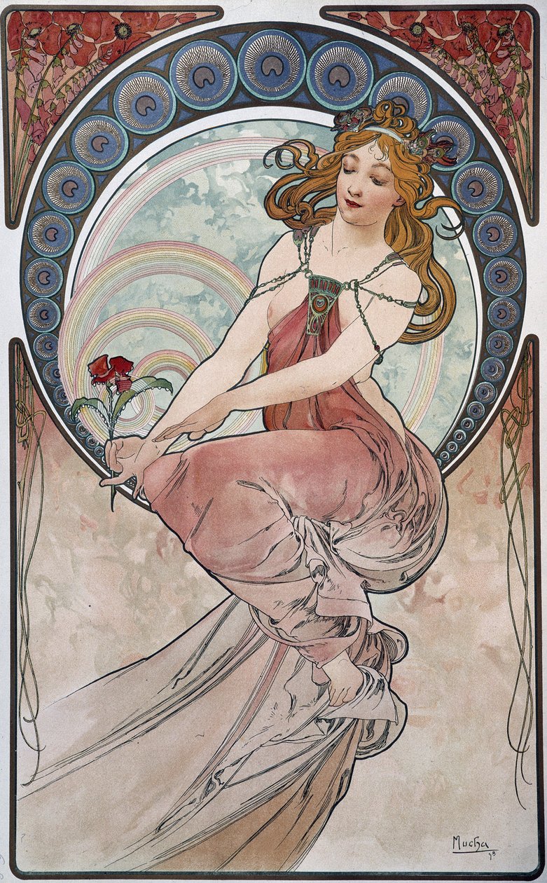 Maleri - af Mucha af Alphonse Mucha