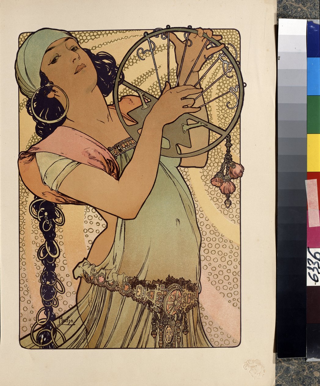Salome. Oeuvre de Alfons Maria Mucha (Alphonse Marie Mucha af Alphonse Marie Mucha