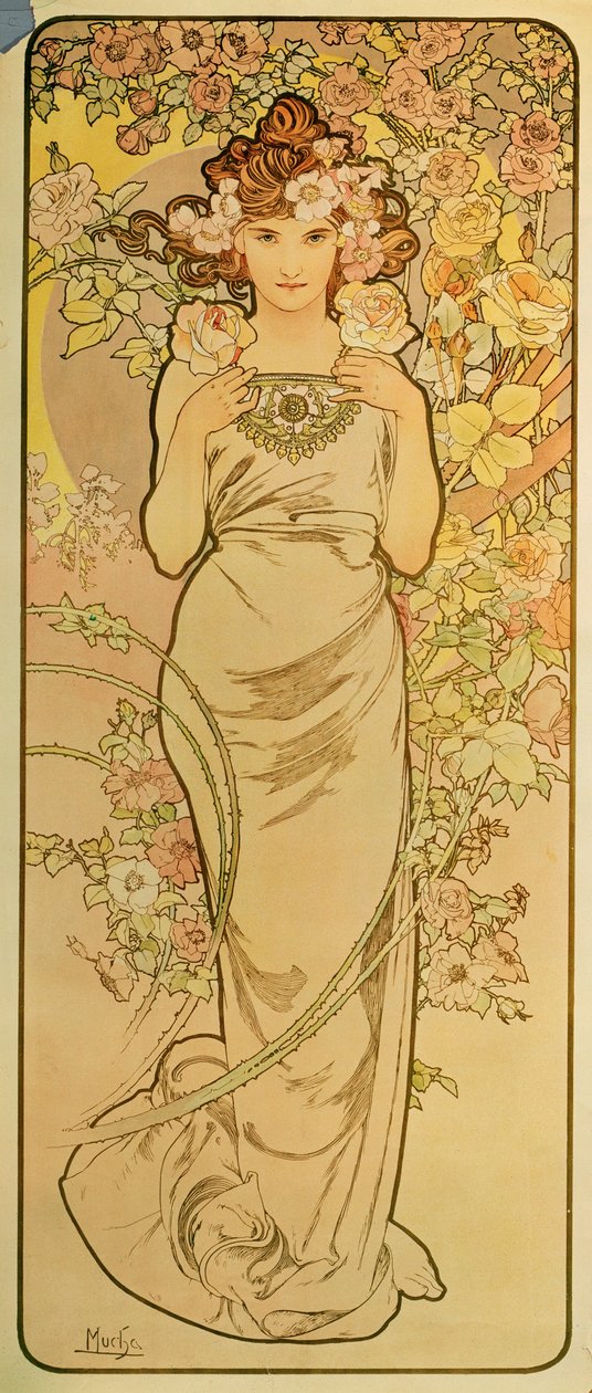 Smaragden af Alphonse Marie Mucha