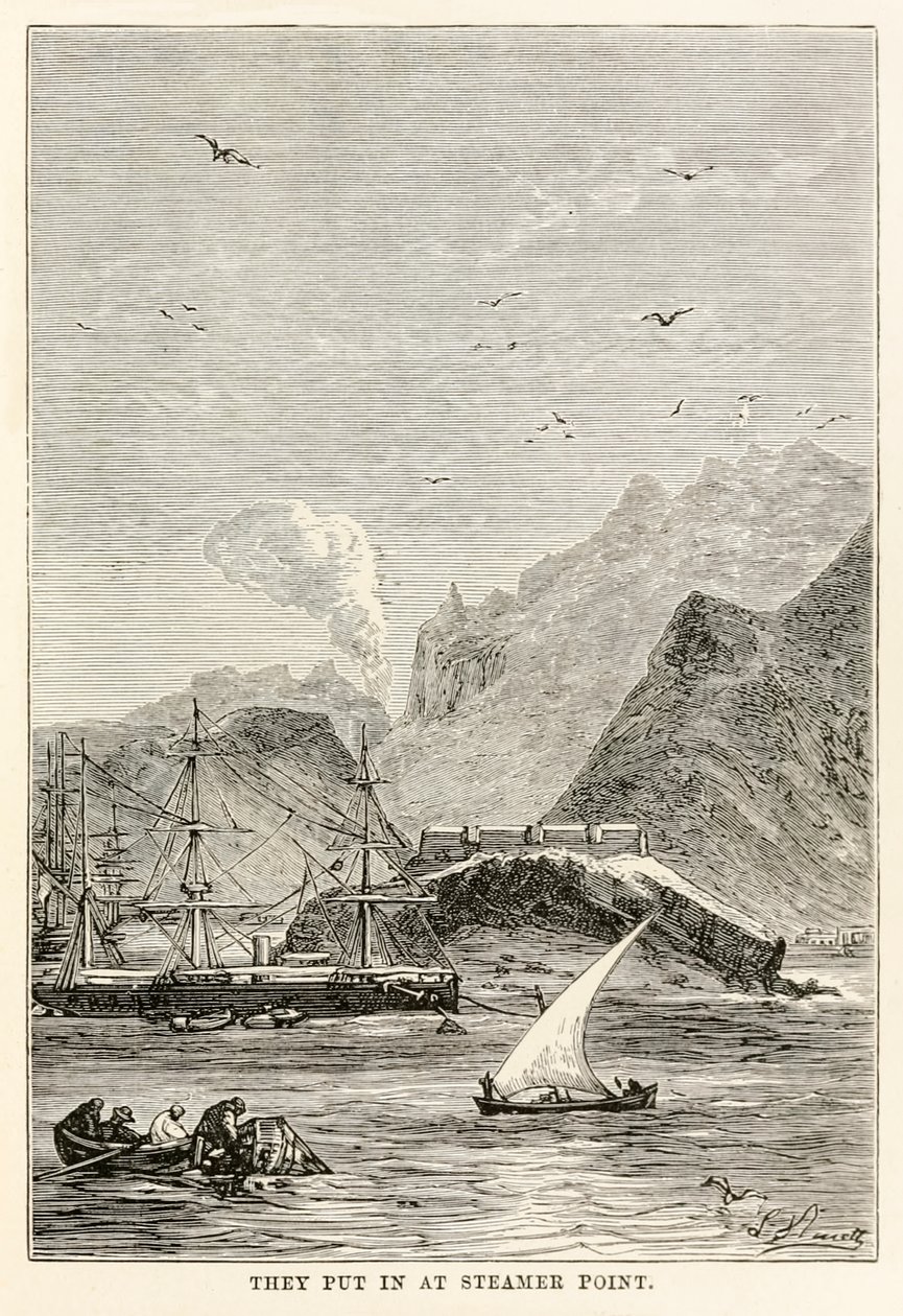 De satte ind på Steamer Point, fra 