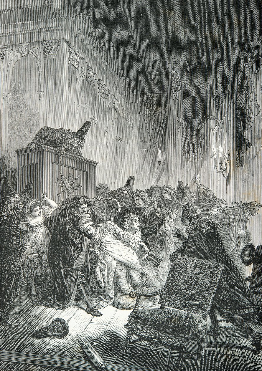 Molieres død af Alphonse Marie de Neuville