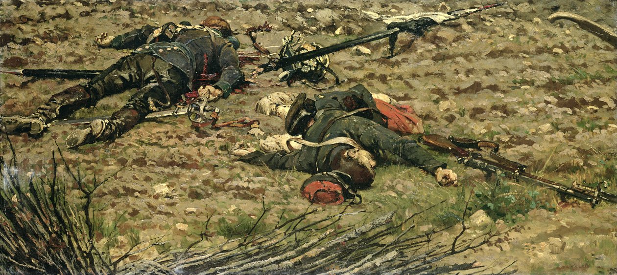 Episode af krigen i 1870 af Alphonse Marie de Neuville