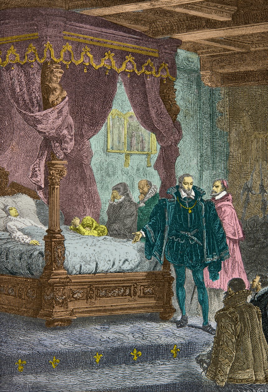 Gaspard de Coligny foran François 2