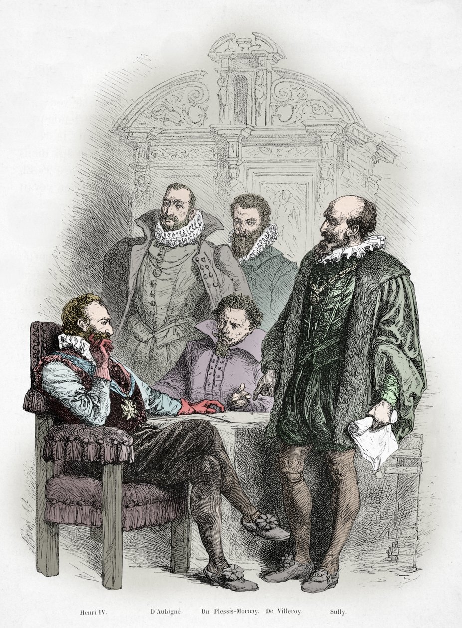 Henri 4 og hans ministre, Theodore Agrippa d