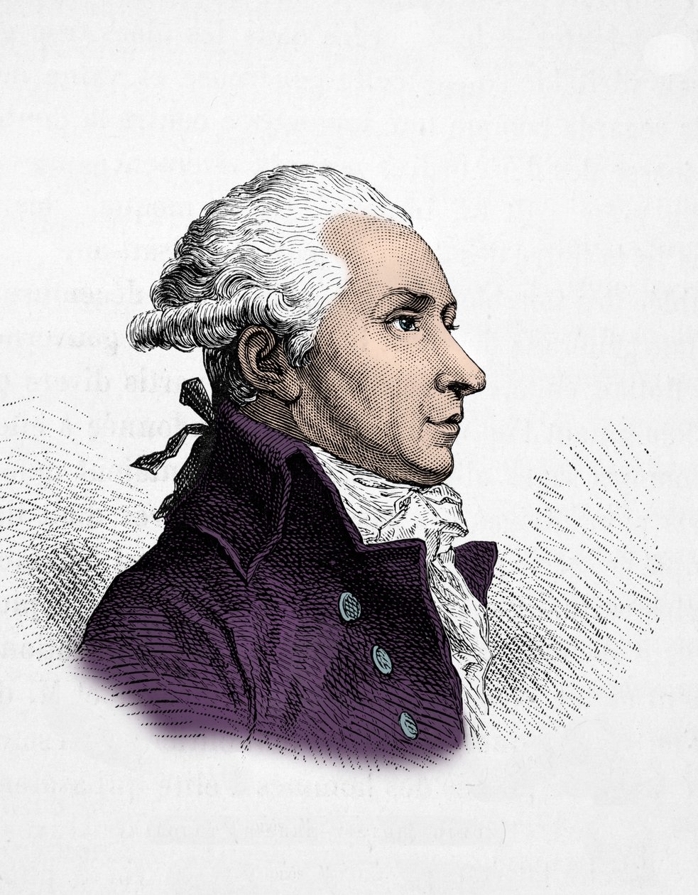Portræt af Pierre Victor Malouet (gravering) af Alphonse Marie de Neuville