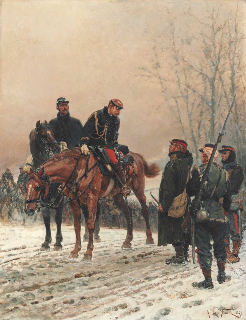 Salut, 1879 af Alphonse Marie de Neuville