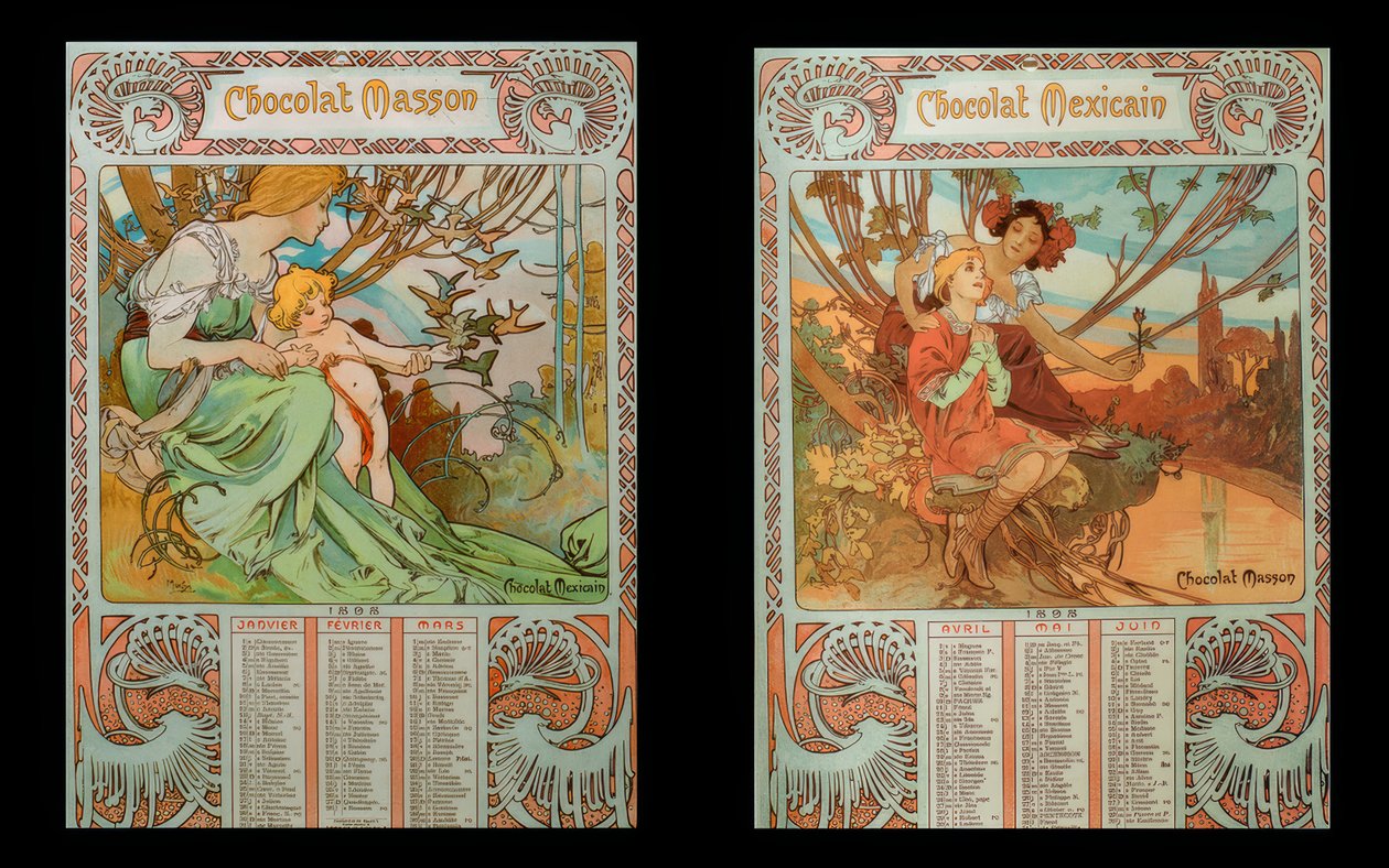 Masson chokolade af Alphonse Mucha