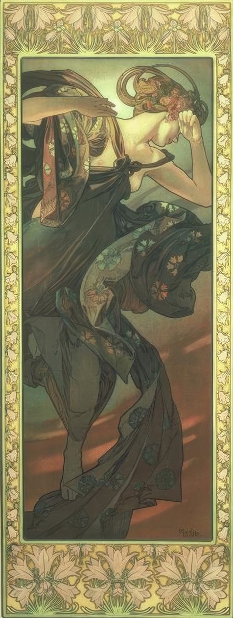 Aftenstjernen af Alphonse Mucha