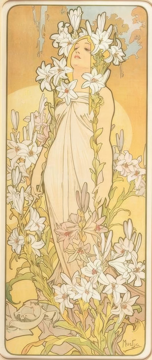 Liljen af Alphonse Mucha