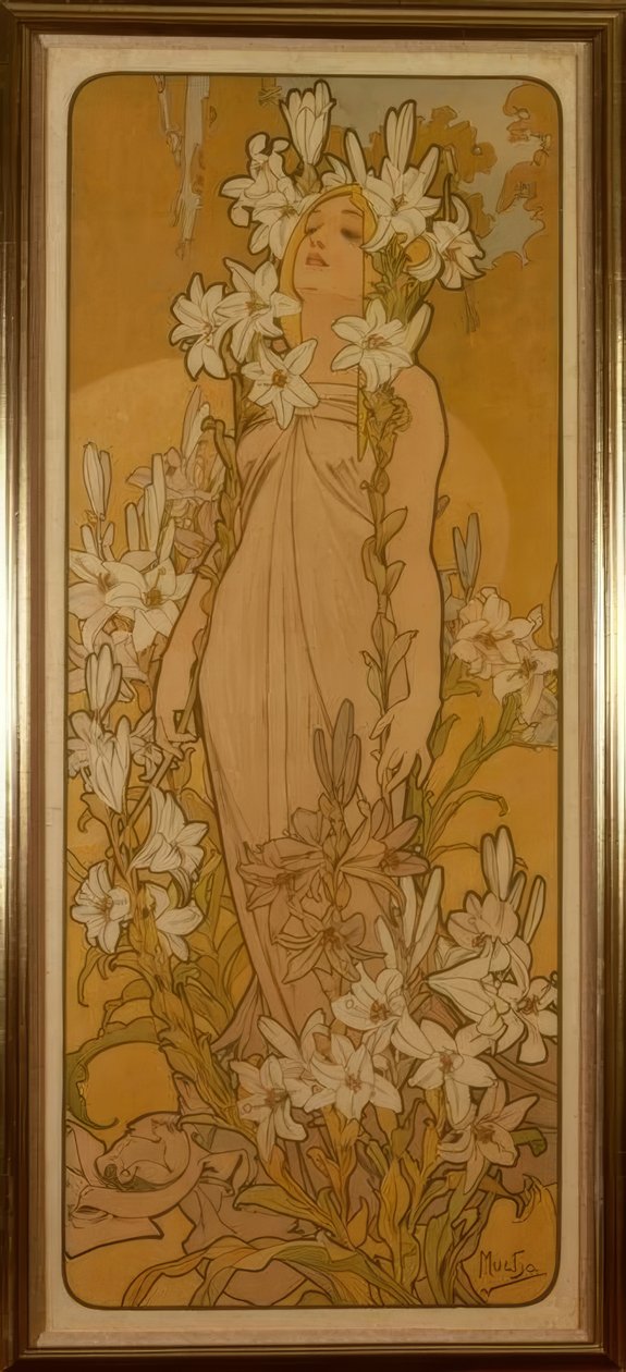 Liljen af Alphonse Mucha