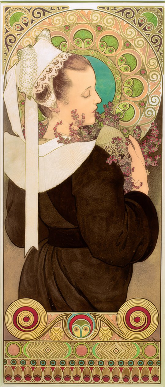 Heidekraut af Alphonse Mucha